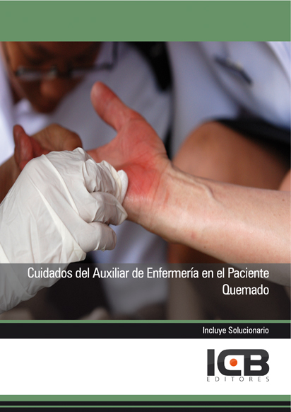 Portada de Cuidados del Auxiliar de Enfermería en el Paciente Quemado