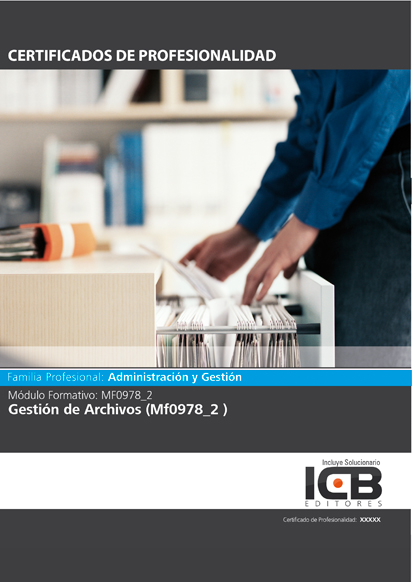 Portada de MF0978_2: GESTIÓN DE ARCHIVOS