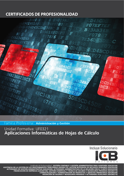 Portada de UF0321: APLICACIONES INFORMÁTICAS DE HOJAS DE CÁLCULO (EXCEL 2010)