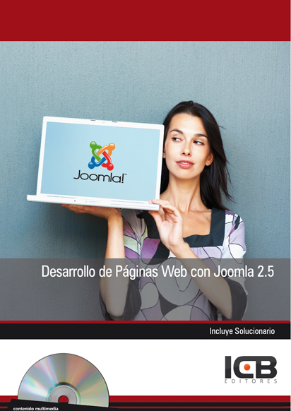 Portada de DESARROLLO DE PÁGINAS WEB CON JOOMLA 2.5 - INCLUYE CONTENIDO MULTIMEDIA