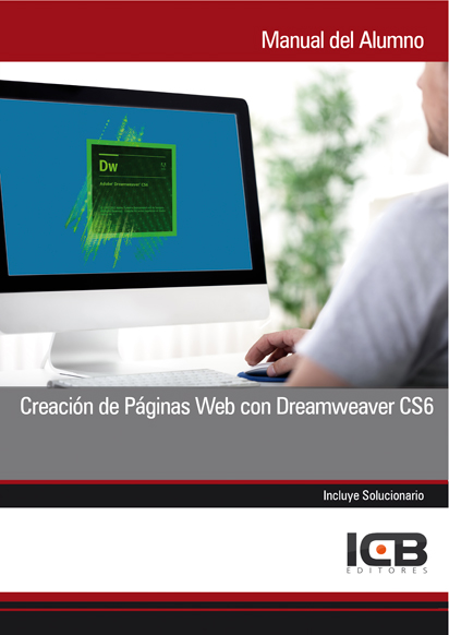 Portada de CREACIÓN DE PÁGINAS WEB CON DREAMWEAVER CS6